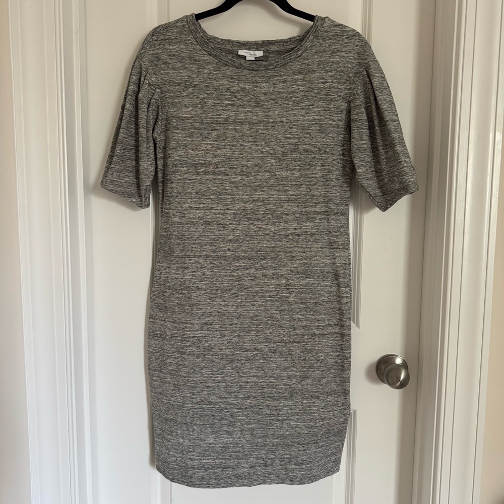 Daily Ritual Heather Gray Mini Dress, XS